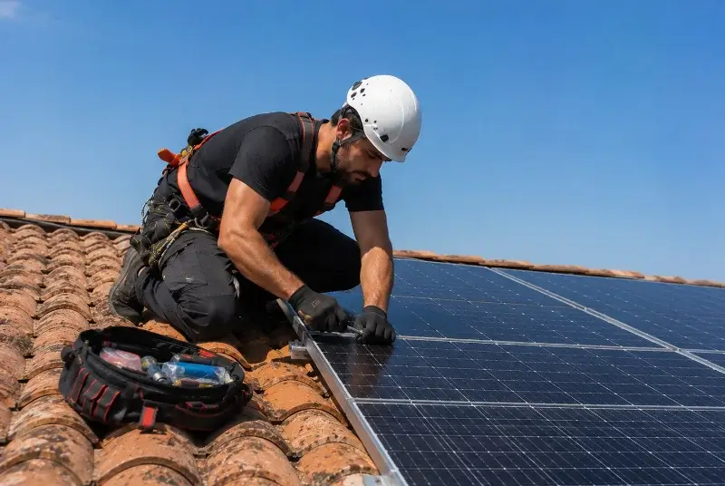 Maintenance et monitoring de panneaux solaires à Barbazan